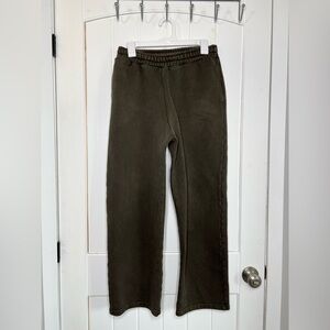 Velour Garments 600 GSM ‘Dark Chocolate’ Straight-leg Pants × 1